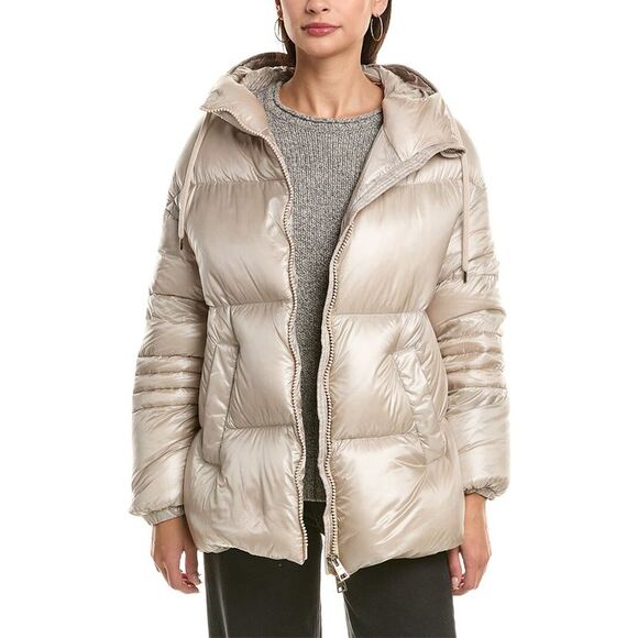 Herno WomensDown Coat, Beige